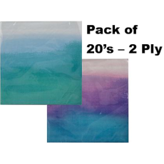 Serviettes, 2 Ply - 33cm - Ombre